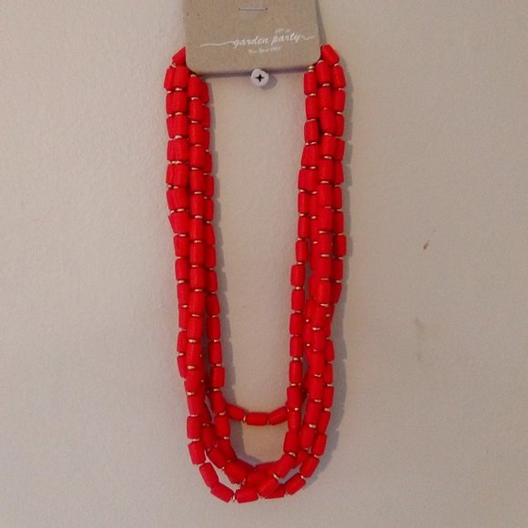 Garden Party Jewelry - *3 for $5* Garden Party 5-Strand Bead Necklace NWT